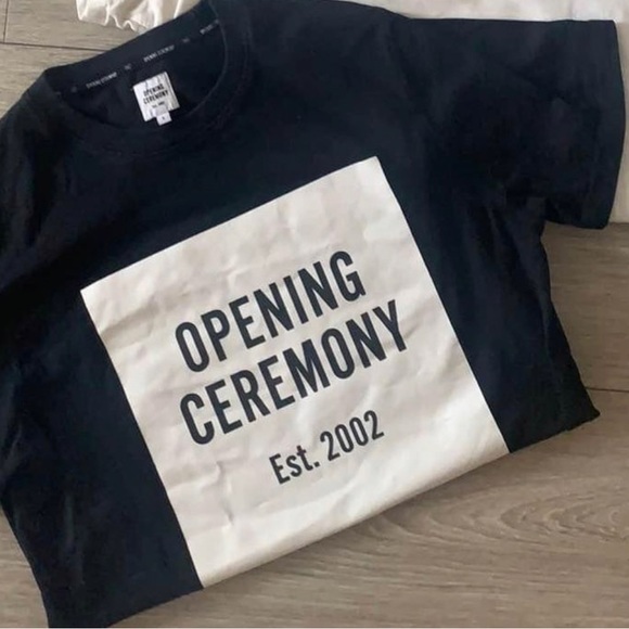 Opening Ceremony Black Logo T Shirt - Picture 3 of 3
